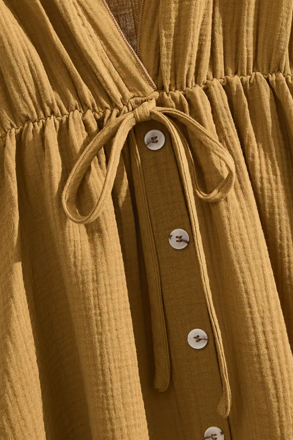 Boho Hi Low Sleeveless Autumn Yellow Sleeveless Dress