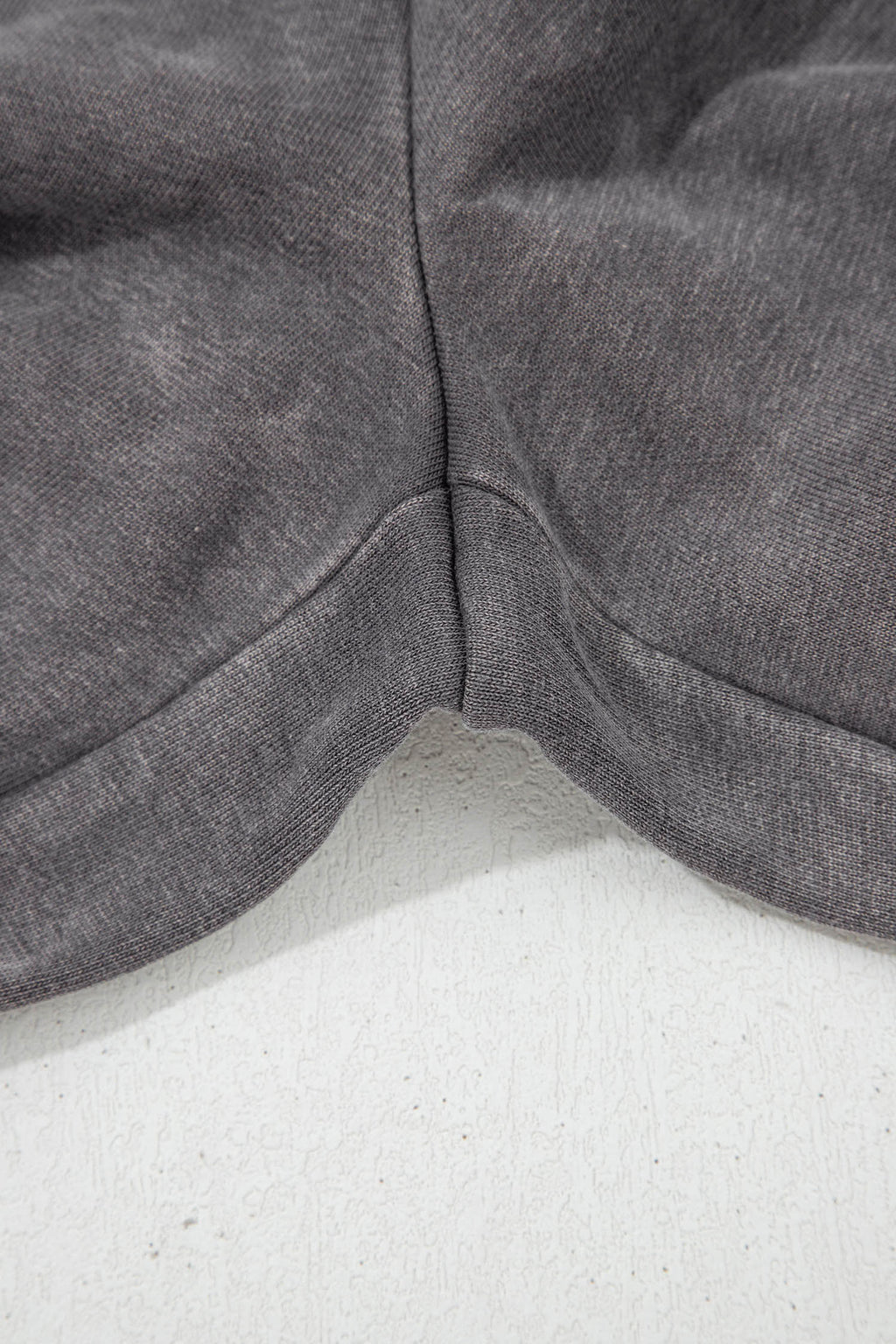 Coffee or Dark Grey Mineral Wash Leopard Patchwork Loose Pants