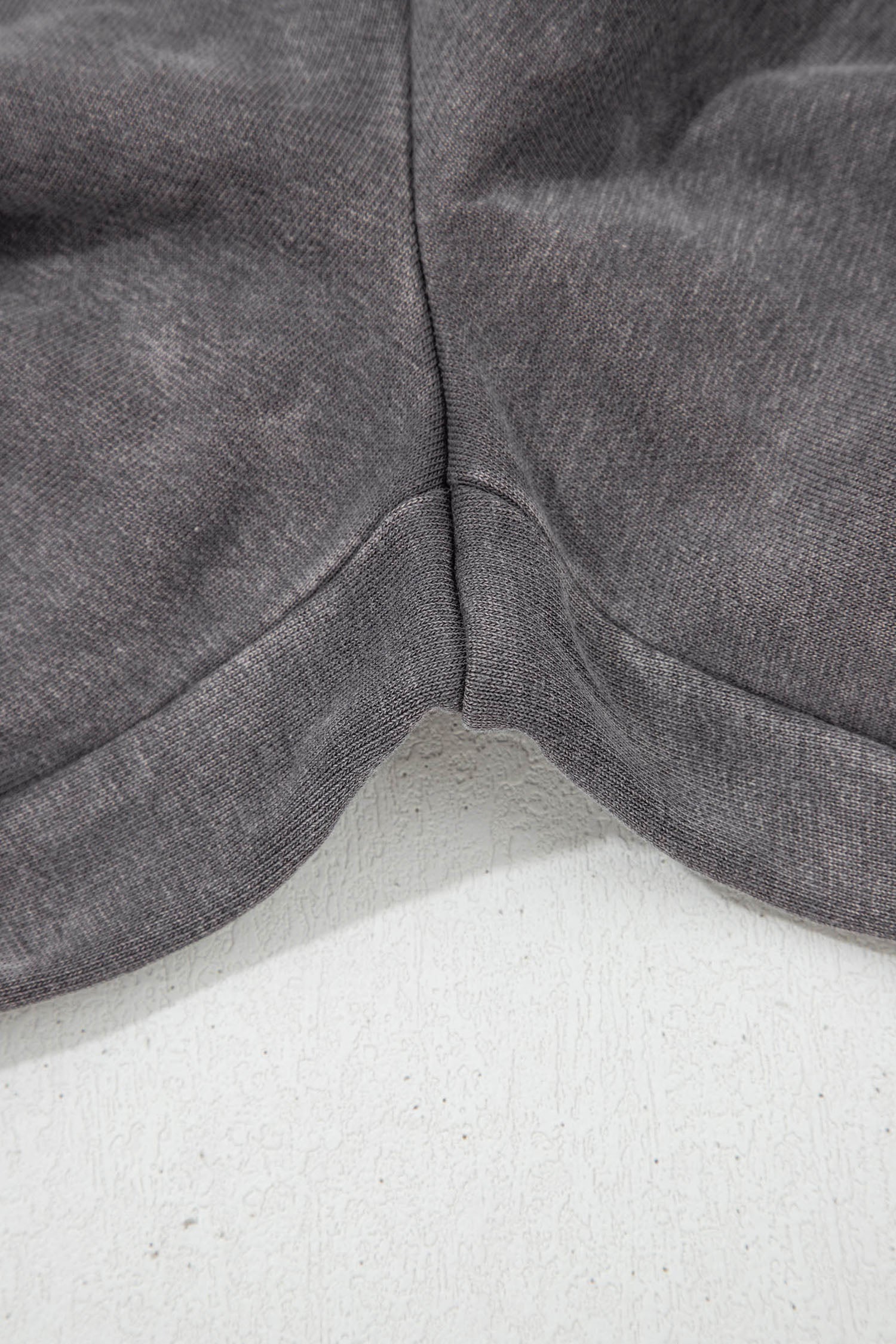 Coffee or Dark Grey Mineral Wash Leopard Patchwork Loose Pants