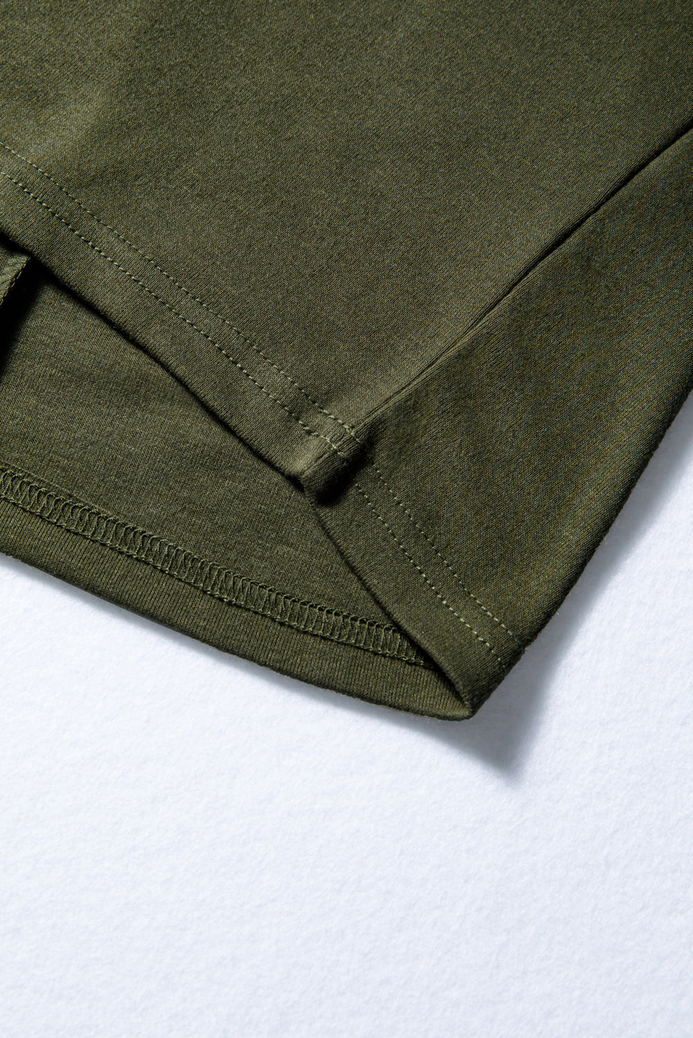 Red Dahlia Solid Color Extended Cuffs Long Sleeve Top