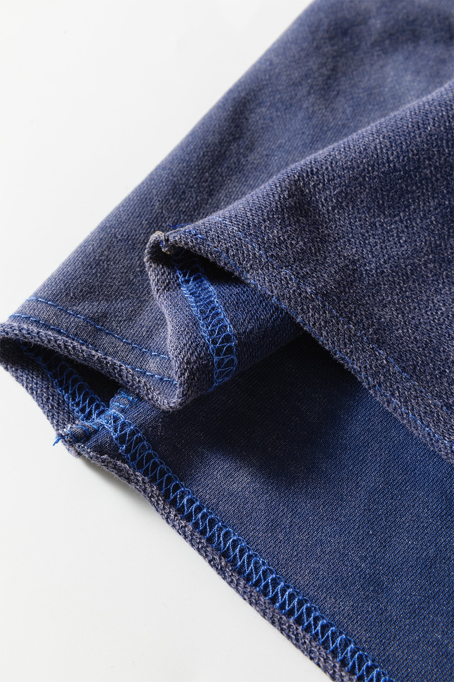 Black Mineral Wash Tiered Wide Leg Patchwork Drawstring Pants 3 colors