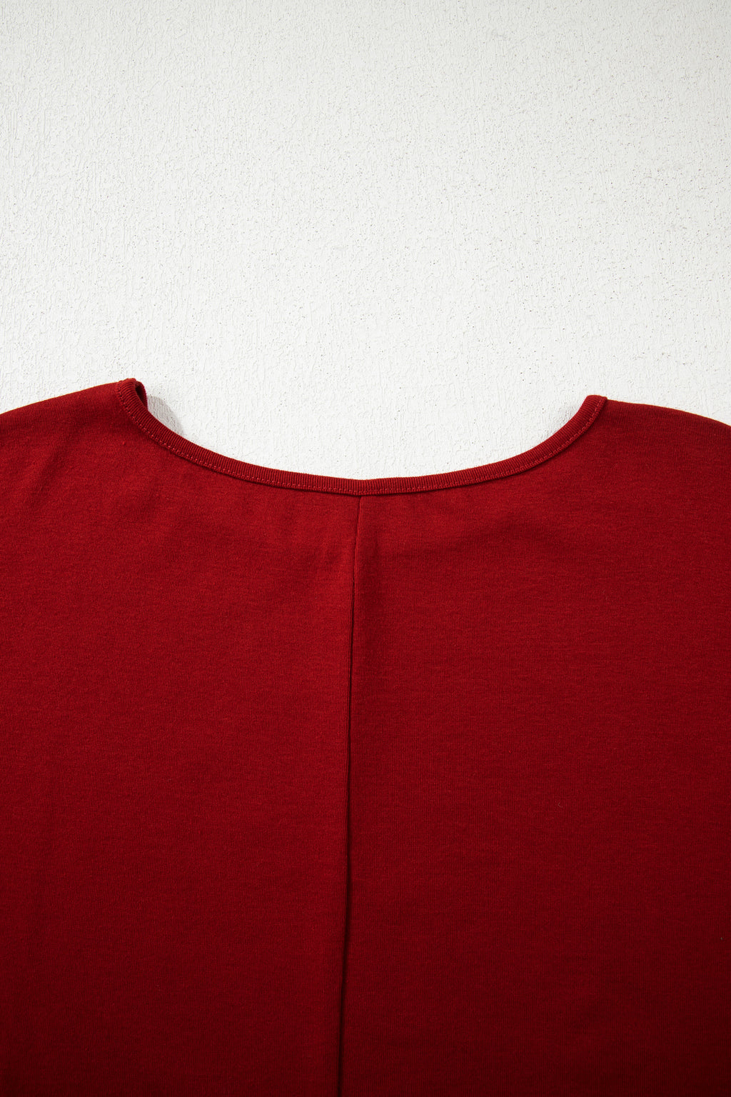 Red Dahlia Solid Color Extended Cuffs Long Sleeve Top