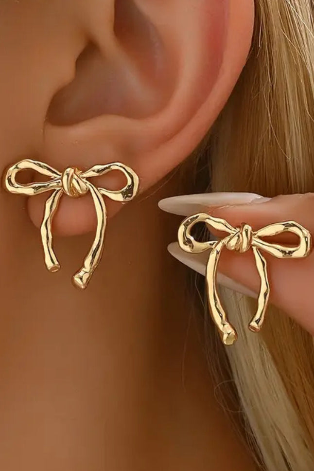 Elegant Bow Earrings  2 Colors