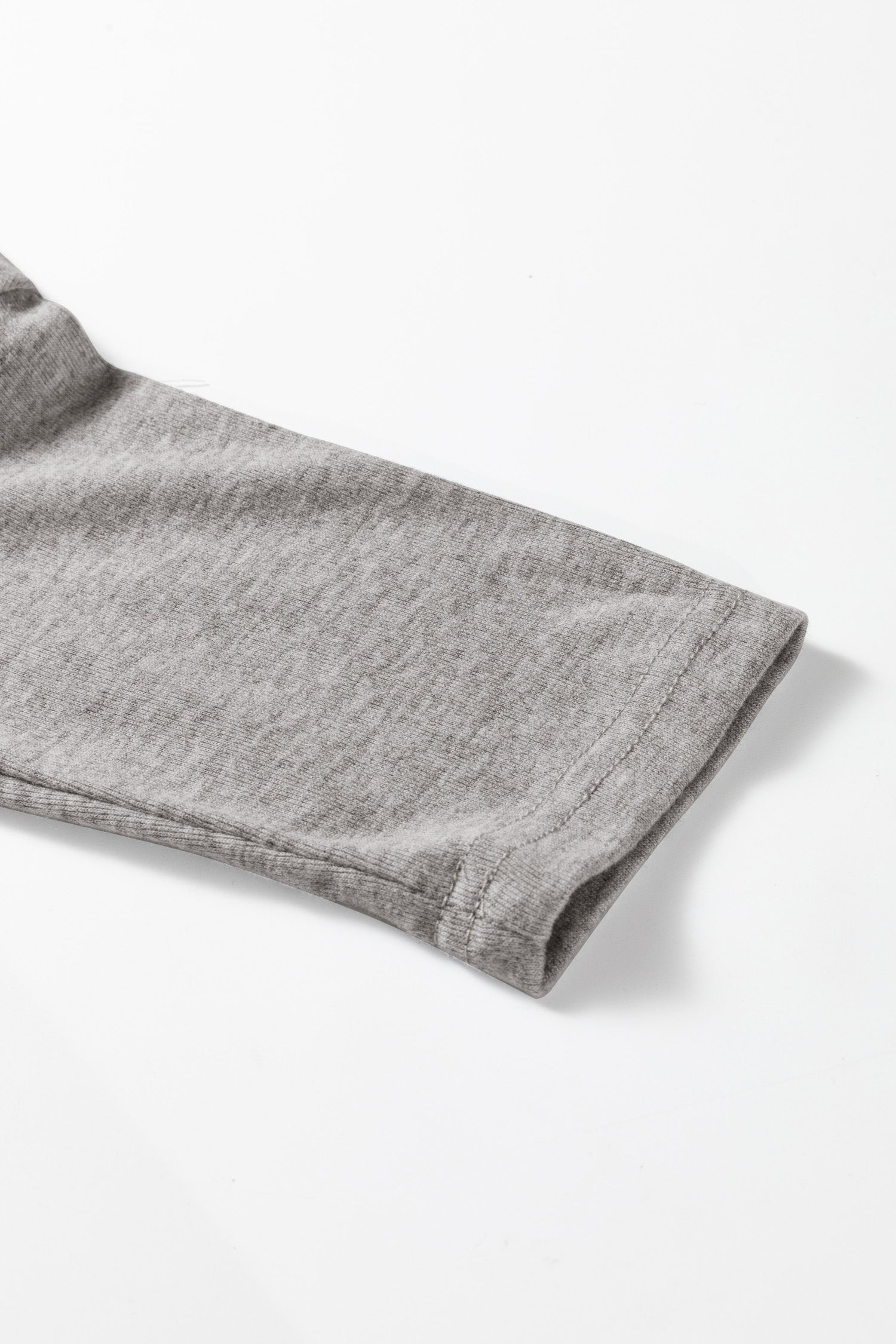 Red Dahlia Solid Color Extended Cuffs Long Sleeve Top