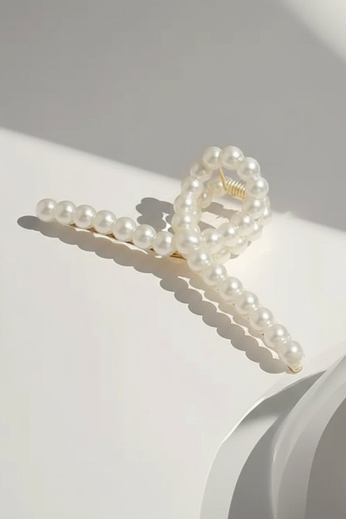 Faux Pearl Hair Clip