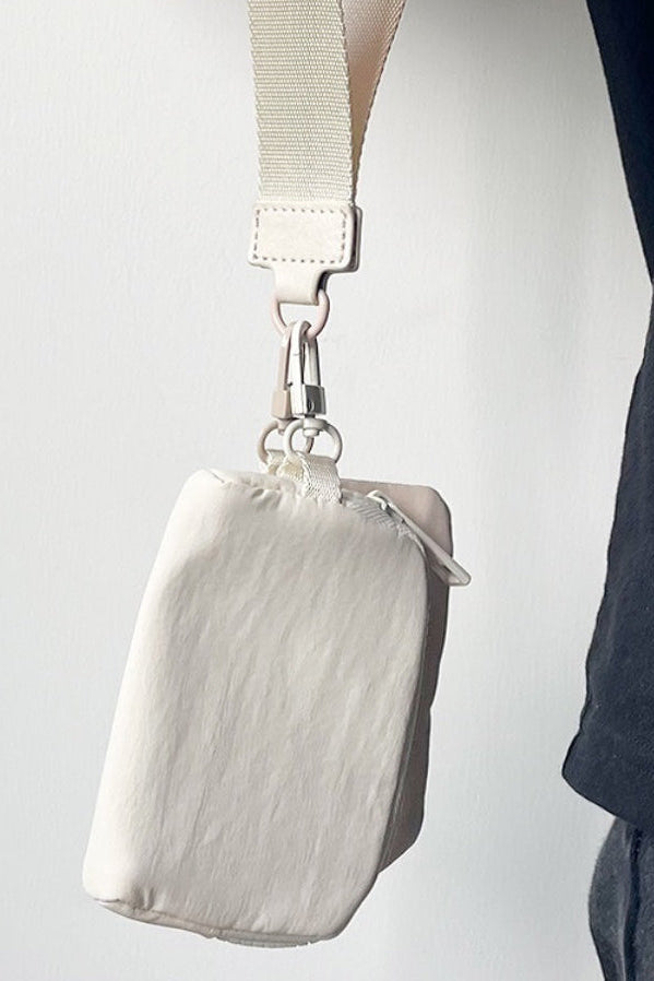 Dual Pouch Wristlet Keychain Wallet 3 colors