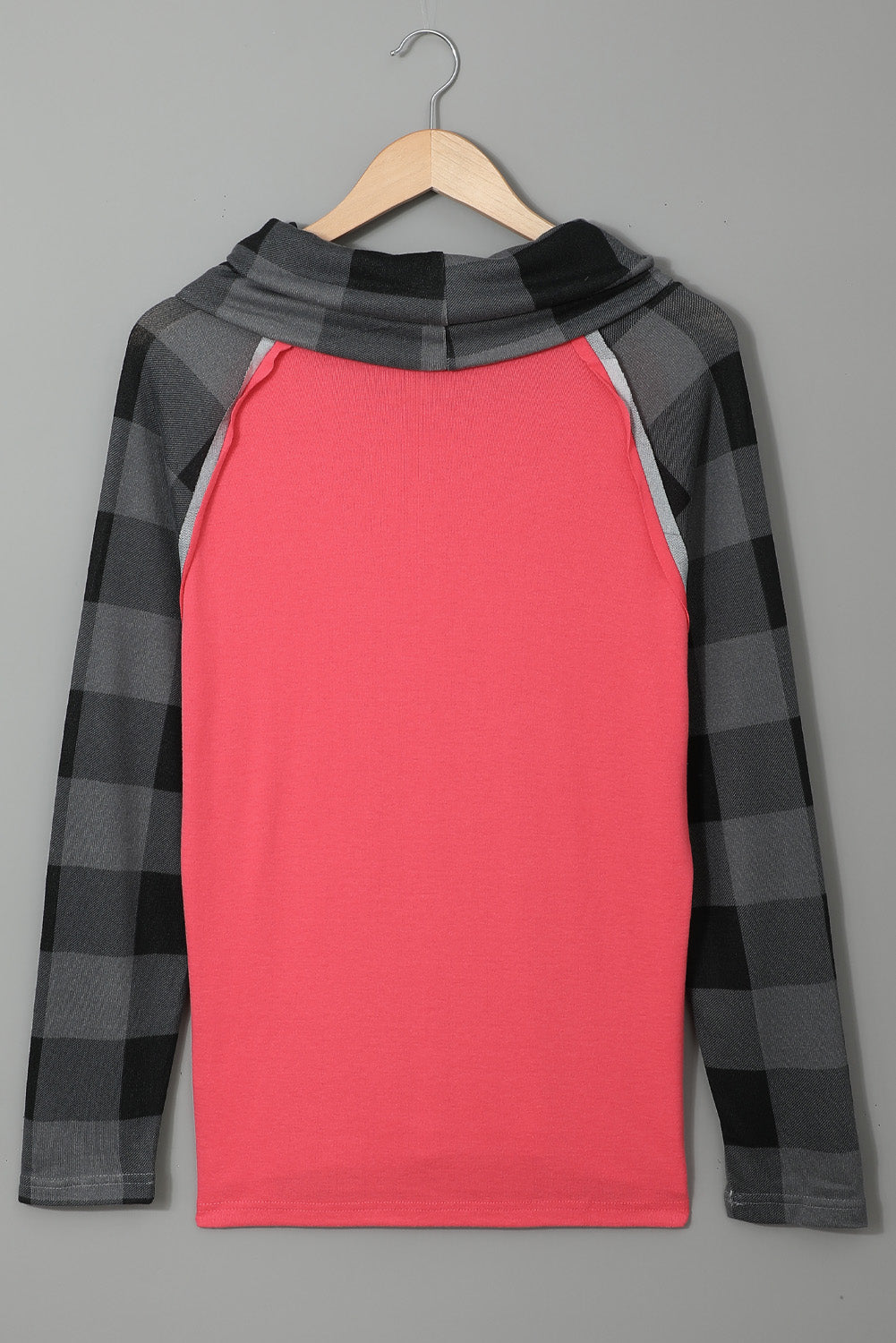 Tommy Boy Plaid Cowl Neck Long Sleeve Top Sizes (S-2X)