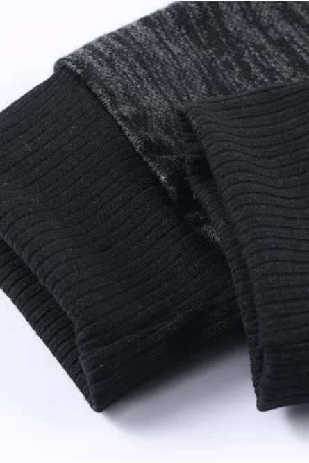 Black Heather Short Sleeve Drawstring High Waist Jumpsuit