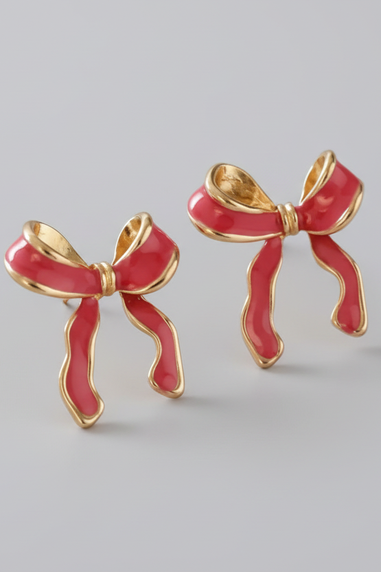 Elegant Bow Earrings  2 Colors