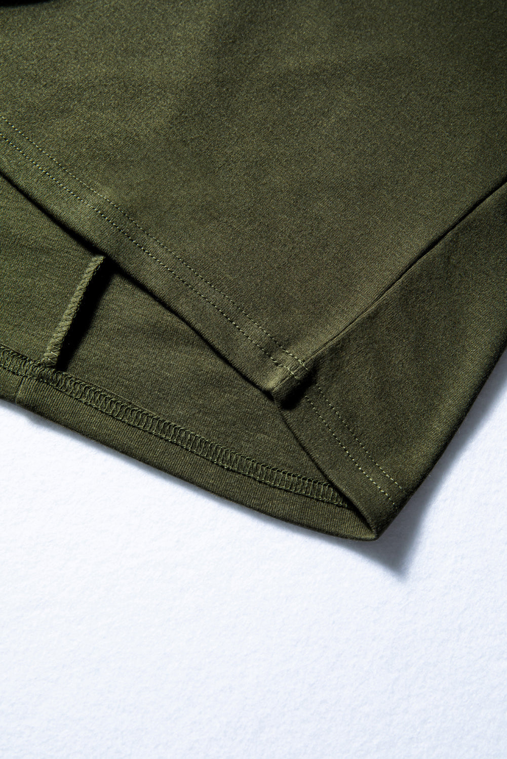 Red Dahlia Solid Color Extended Cuffs Long Sleeve Top