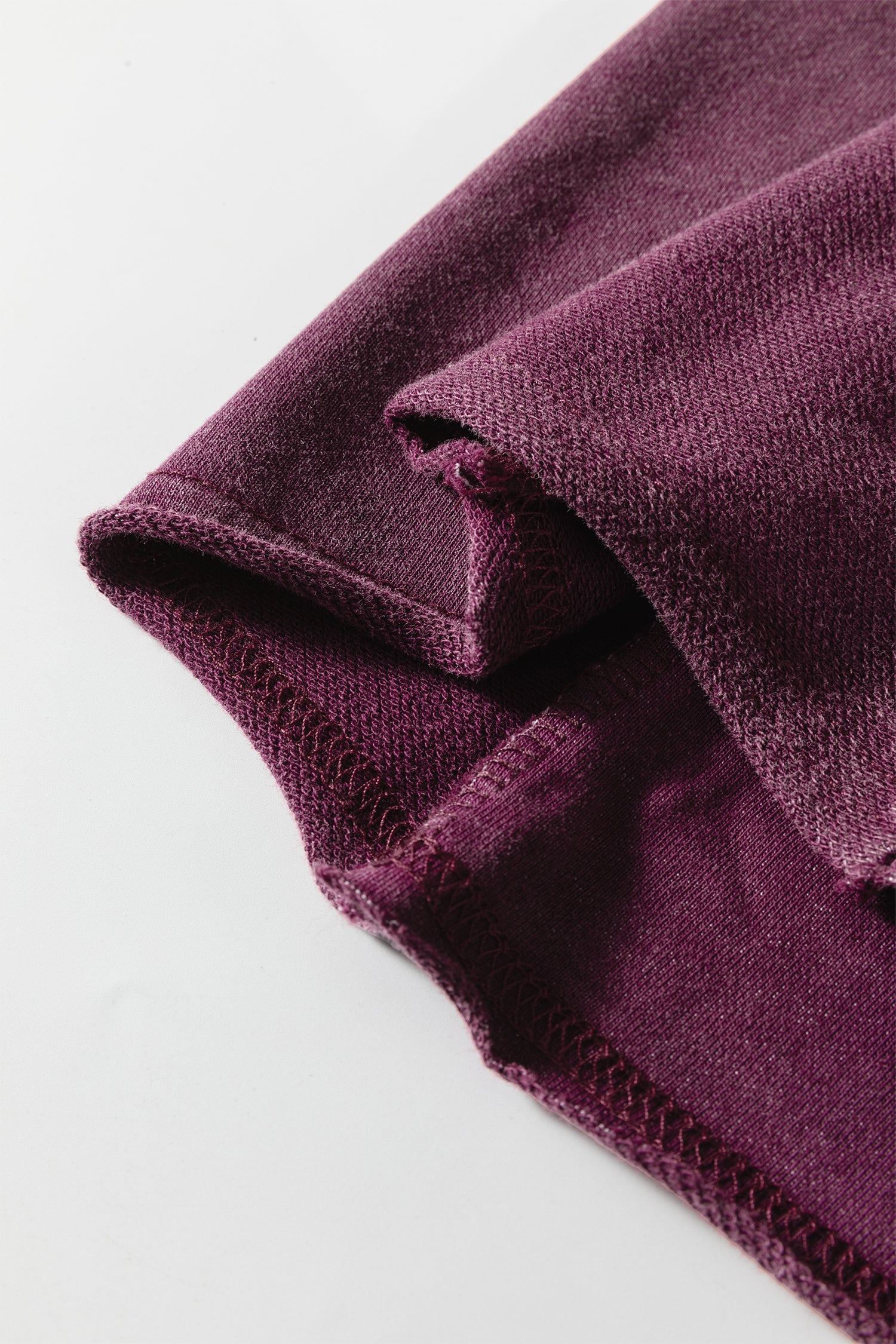 Black Mineral Wash Tiered Wide Leg Patchwork Drawstring Pants 3 colors